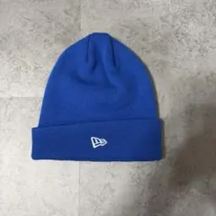 New Era ニット帽 ビーニー ブルーのサムネイル
