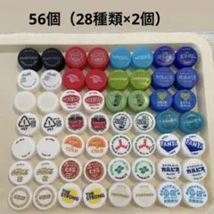 ペットボトルキャップ 56個（28種類×2個）