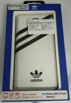 W6)adidas 手帳型ケース iPhone 7/8/SE2/SE3のサムネイル