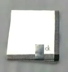 Calvin Klein カルバン クラインハンカチ ホワイト グレー ラメ