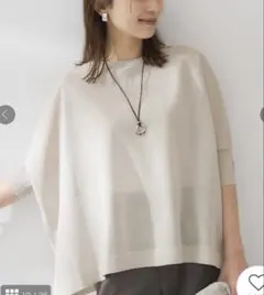 UNTITLED シアーレーヨンニットのサムネイル