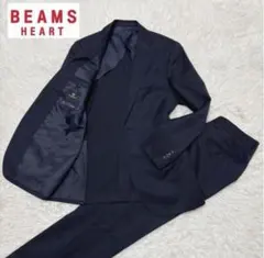 BEAMS HEART ビームスハート スーツ セットアップ ネイビー 濃紺