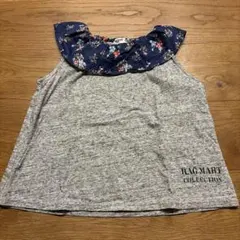 RAG MART 花柄襟付きトップス 110cmのサムネイル