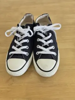 CONVERSE 　ブラック キャンバス スニーカー　23.0cm