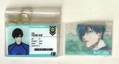 ブルーロック　糸師凛　選手カード風BIGアクリルキーホルダー＆キャラPicセット