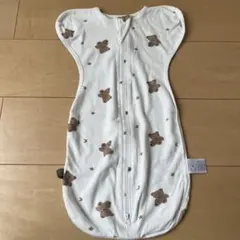 クマ柄 スワドル　Mサイズ