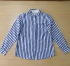 ☆J.Crew☆ジェイクルー リネン混ストライプシャツ/10P