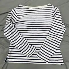 ストライプ 長袖 ボートネック トップス　ユニクロ