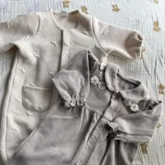 コトリ　バースデイ　ロンパース　50-60