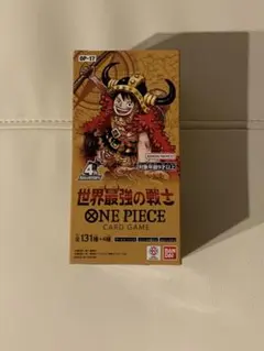 ONE PIECEカードゲーム 世界最強の戦士 BOX テープカット品未開封品