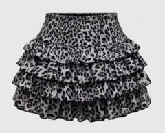 SHEIN ヒョウ柄 ミニスカート 地雷系 ギャル Y2K