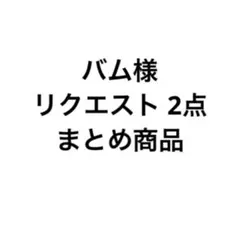 バム様 リクエスト 2点 まとめ商品