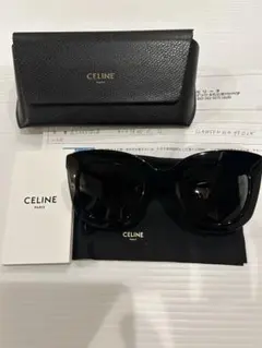 【極美品】セリーヌ 太縁 だて眼鏡 メガネ サングラス CL50041F 箱付き 極美品】セリーヌ 太縁 だて眼鏡 メガネ サングラス CL50041F 箱付き