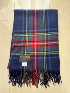 TWEEDMILL タータンチェックマフラー ネイビー