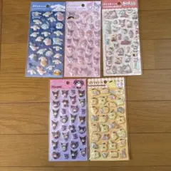 キャラクター ステッカー 5シートセット
