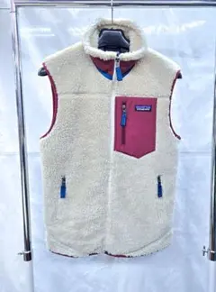 美品 パタゴニア クラシック レトロエックス ベスト 23048 ボア フリース