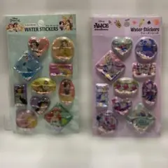 ウォーターシール　ディズニー　プリンセス不思議の国のアリス　2枚セット