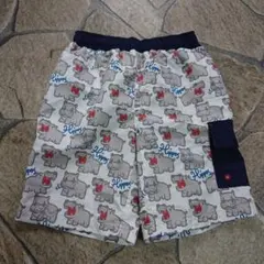 １２０cm　カバさん柄水着