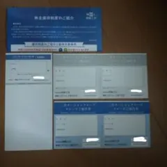商船三井 株主優待 クルーズご優待券 4枚 フェリークーポン5000円のサムネイル