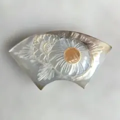 天然素材　帯留め　貝殻　貝　合わせ買い　着物　帯　彫刻　アイボリー　私 天然素材 帯留め 貝殻 貝 合わせ買い 着物 帯 彫刻 アイボリー 私