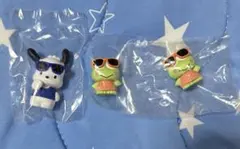 はぴだんぶい グラサンばちばちフィギュア けろけろけろっぴ ポチャッコ