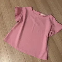 半袖ブラウス ピンクのサムネイル
