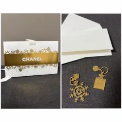 CHANEL チャーム 2点セット(ミニ便箋付)　2024クリスマスホリデー