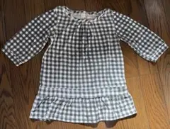 kids GLOBAL WORK ギンガムチェック長袖シャツ M