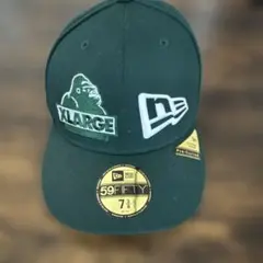 XLARGE 59FIFTY キャップ ダークグリーン 7 3/8