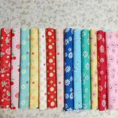 パッチワーク カットクロス林檎 happymessage30’s他20cm13枚