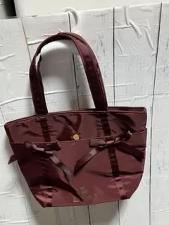 NINA'S　リボンランチトートバッグ（青木美沙子×NINA'S）赤　ニナスのサムネイル