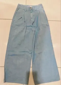 韓国　可愛いブルーBitter pop denim Sサイズ