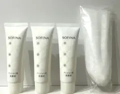 ⭐︎お得⭐︎【新品】SOFINAクッション泡洗顔料 （30g×3本）泡立てネット付きのサムネイル