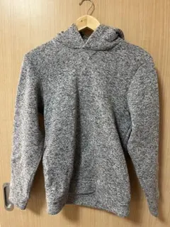グレー フード付き スウェットパーカー S