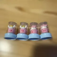 サンリオキャラクターズポッピンサイダー キャップ2種類　4語セット