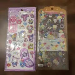 【新品未開封】平成はっぴーフォン＆ドロップジュエリーシールセット　サンリオ