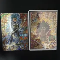 プ*Ζ様 ドラゴンボールヒーローズ ベジータ　孫悟空 hgd2-22 ugm10