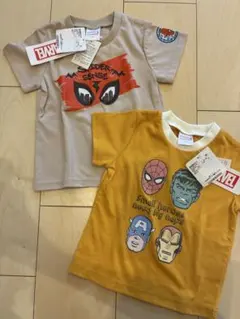 新品 MARKEY'S マーキーズ　MARVEL Tシャツ 2枚セット 80cmのサムネイル