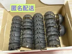 空カプセル　空容器　ガチャガチャ　小さめ　黒　ノンセパレート　17個