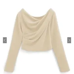 GRL ドレープカシュクールトップス[dk1362]