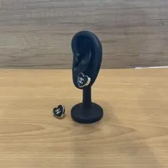 ブラックハート型ピアス シャネル　ノベルティ
