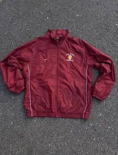 NIKE TEAM ナイロンジャケット バーガンディ L