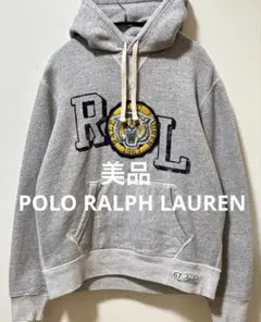 ロゴ】ポロ ラルフローレン プル パーカー 古着 メンズ ビッグロゴ 