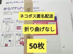 ★ゆうパケットポストmini★50枚★折曲無し★