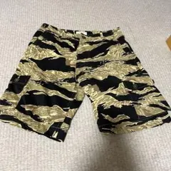 リアルマッコイズ ジョーマッコイ ゴールドタイガーカモ ハーフパンツ