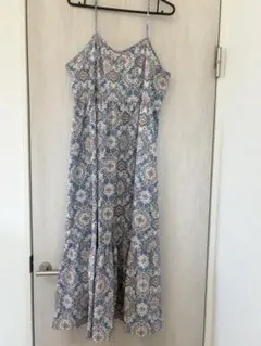 ペイズリー柄 キャミソールワンピース XL