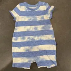 baby GAP ストライプロンパース 12-18ヶ月
