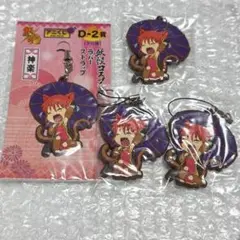 銀魂 アニくじ 妖怪コスプレ ラバーストラップ 神楽 4点セット