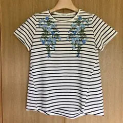 AVERLA MODA 刺繍 Ｔシャツ
