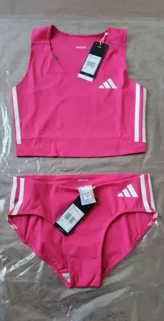  ADIZERO 上下セットセパレート レーシングショーツ ピンク adidas ADIZERO 上下セットセパレート レーシングショーツ ピンク